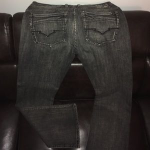 Black men's buffalo jeans