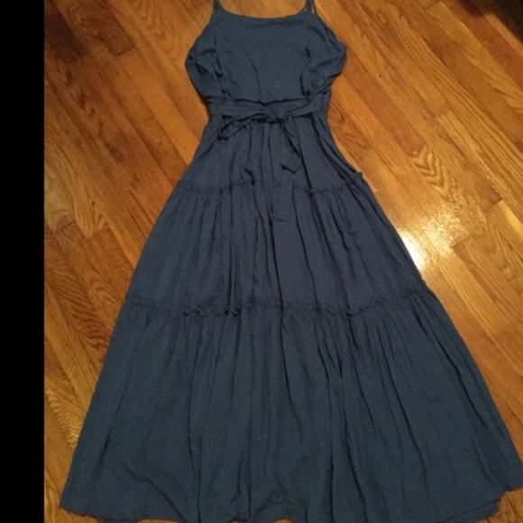 Marine/royal blue FREE PEOPLE maxi - Picture 3 of 4