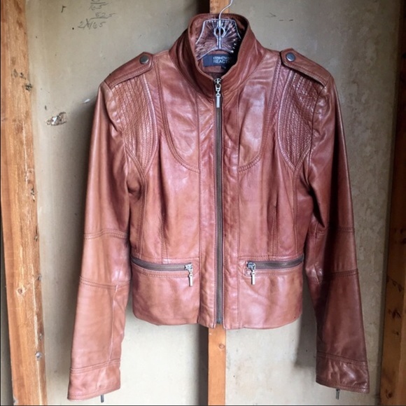 Kenneth Cole Real Leather Jacket