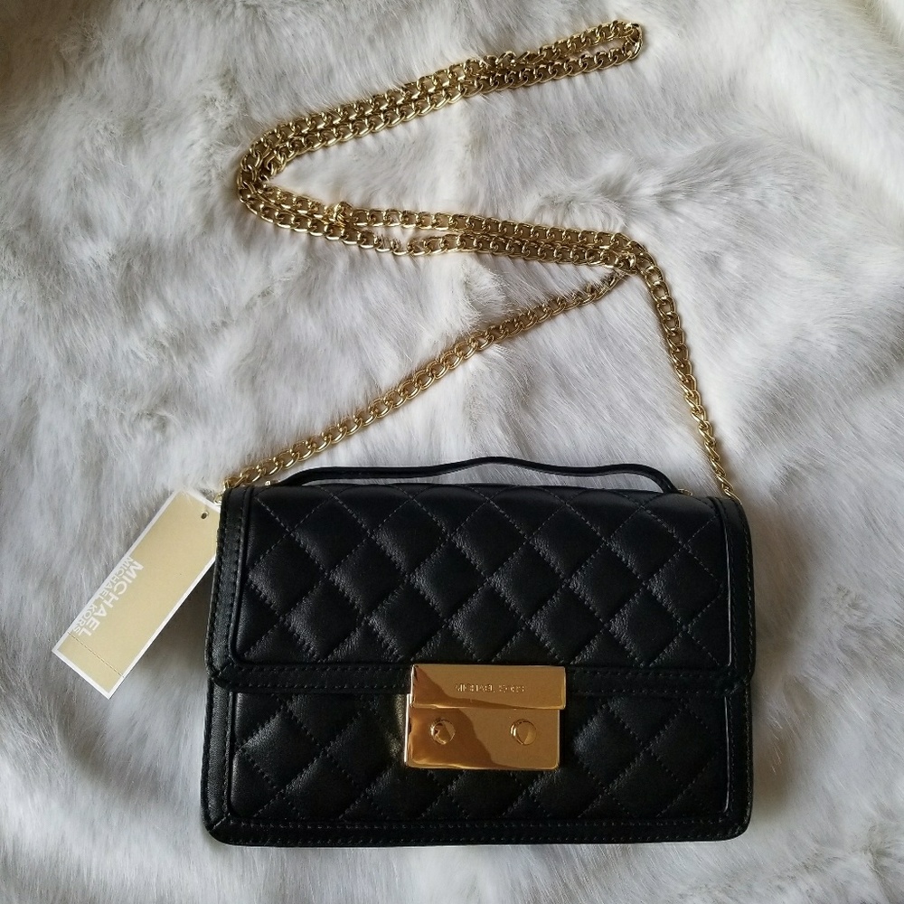 SOLD! Michael Kors Sloan Quilted Messenger Bag