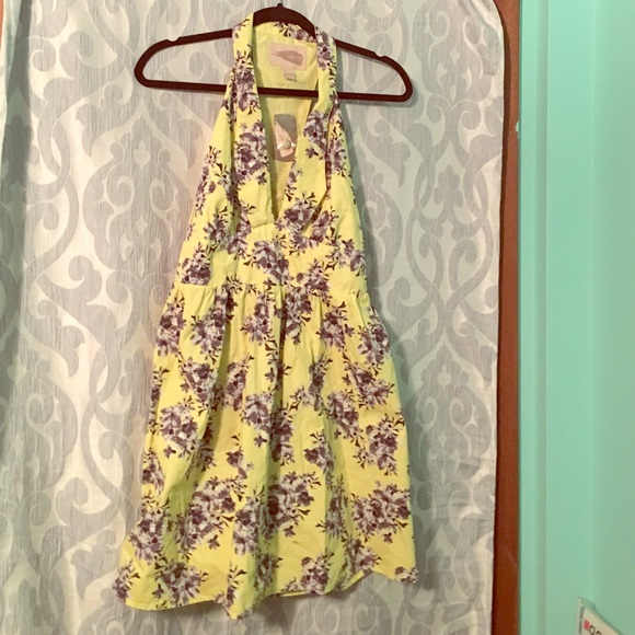 Yellow flower dress buy 1 get 1 free