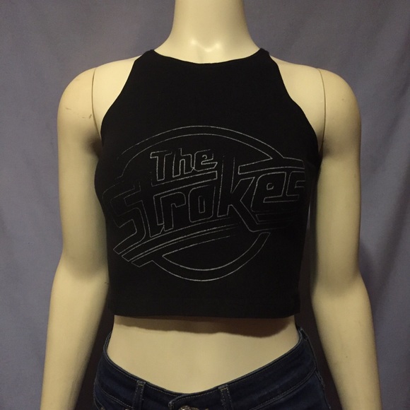 The strokes crop top