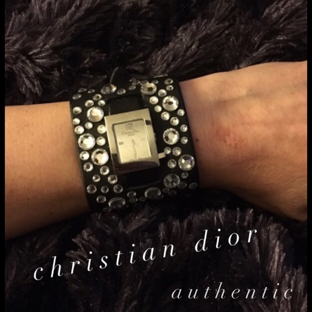 🏆Authentic Christian Dior Crystal watch