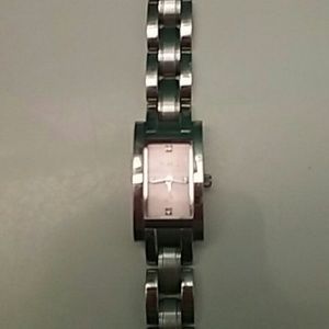 Fossil silver ladies watch