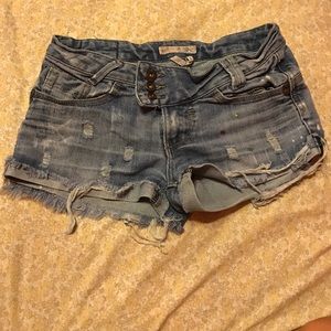 cutoff jean shorts