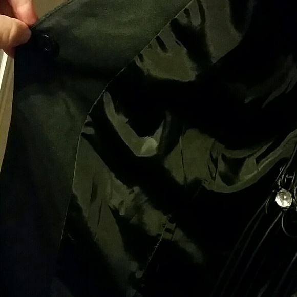 DONATED Sequin Sleeve Single Button Blazer S - Picture 4 of 4