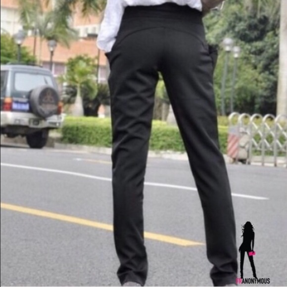 Camel Polished Cotton Bow Pants S L - Picture 3 of 3