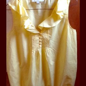 Ann Taylor Loft yellow blouse
