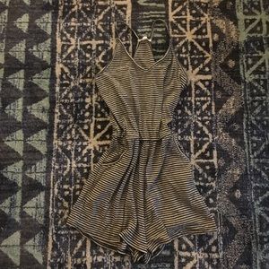 Striped Racerback Romper