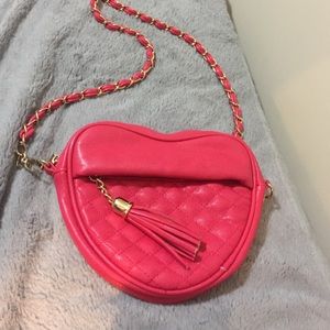 Small Quilted Pink Purse