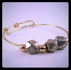 Gold and Silver Alex and Ani style bracelet