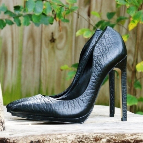 Aldo Kristina Matte Leather Heels Pumps 38 7 7.5