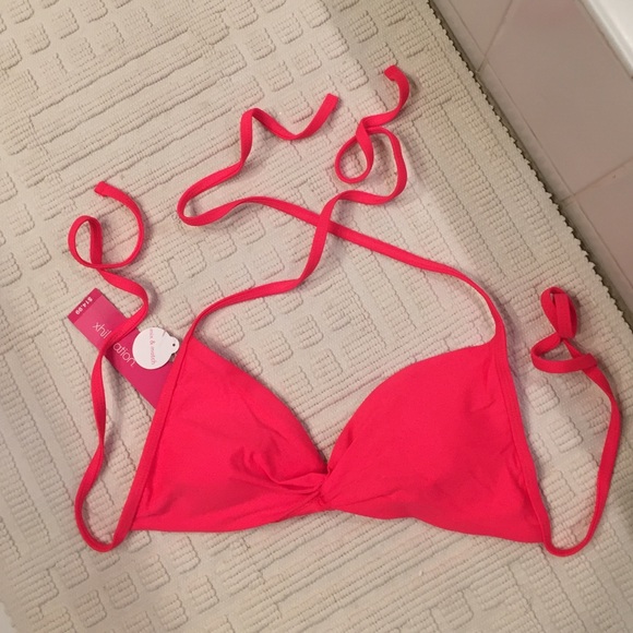 Coral Bikini Top