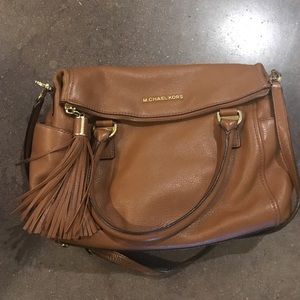 Michael Kors Brown Leather Crossbody