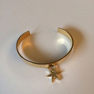 J.Crew Gold Star Bangle.