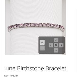 Swarovski touchstone crystal June bracelet
