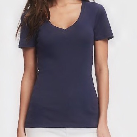 ❗️SOLD❗️Old Navy Fitted Tee in Tall - Navy Blue - Picture 1 of 4