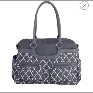 JJ Cole Satchel Diaper Bag - Stone Arbor
