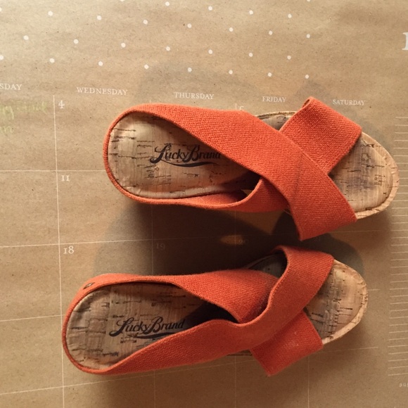 Lucky brand Orange Wedges