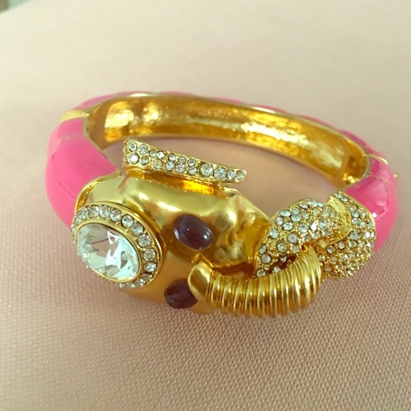 Gorgeous J. Crew Art Deco Elephant Bracelet