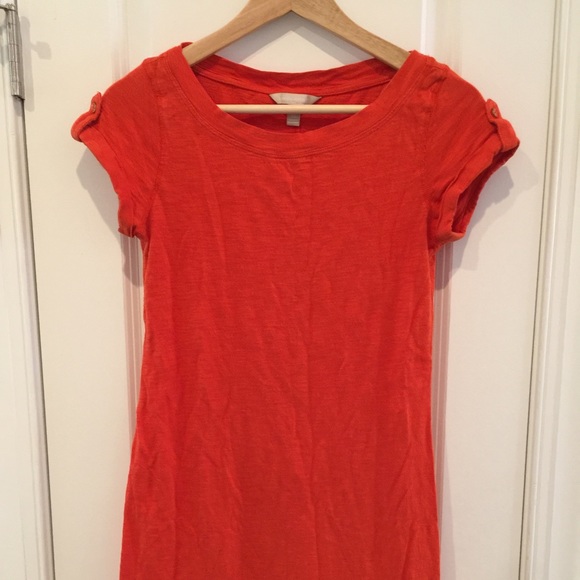 Orange tee shirt dress from BR
