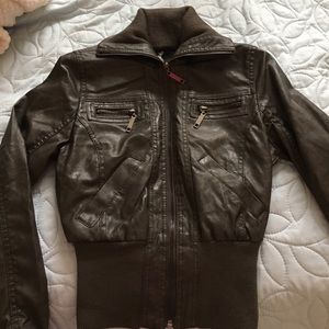 Leather jacket