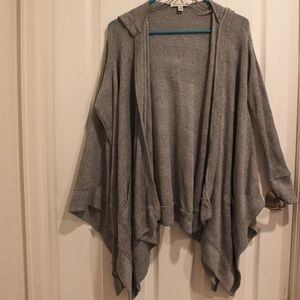american eagle gray cardigan