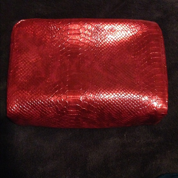 LeSportsac Vibrant Red Snake, Cosmetic Bag