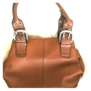 Tan Tiganello Leather French Tote