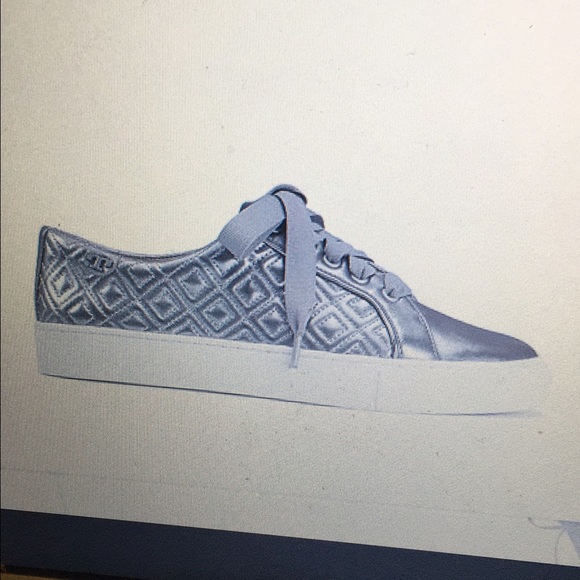 tory burch silver sneakers