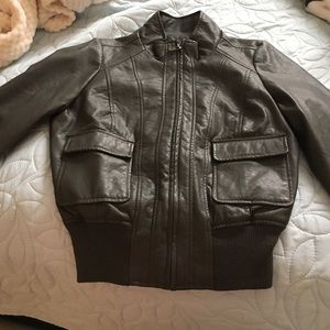 Leather jacket
