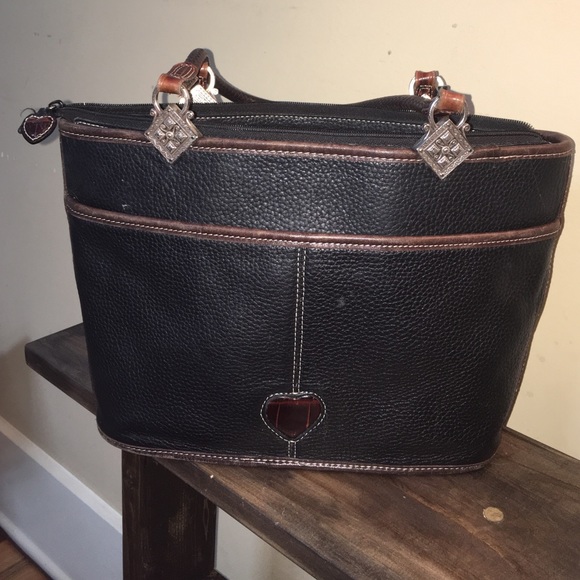 Black/brown Brighton bag