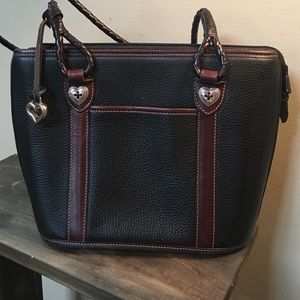 Black/brown Brighton tote