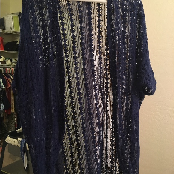 Navy Blue Kimono