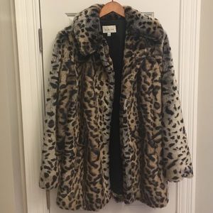 Sabine faux fur coat- size medium