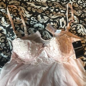 Baby Pink Teddy NWT