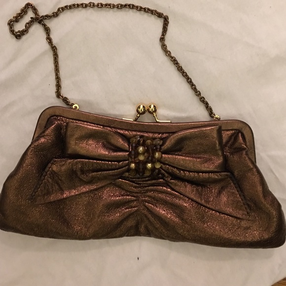 Leather clutch