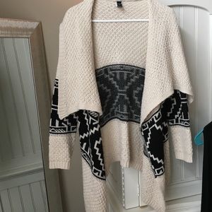 Open sweater