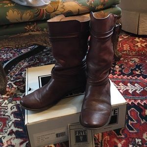 Frye Paige Trapunto Buckle Boot