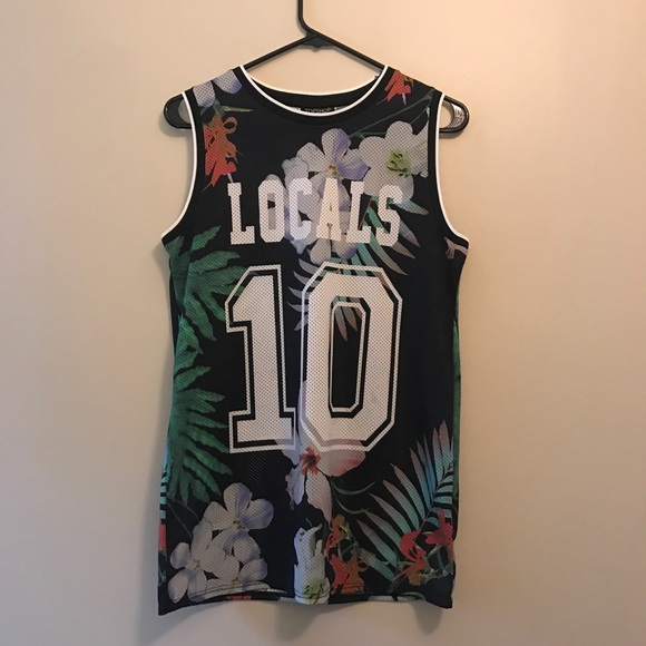 Top shop floral jersey