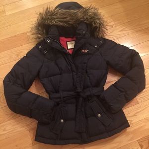 SALE❗️Navy Hollister Coat