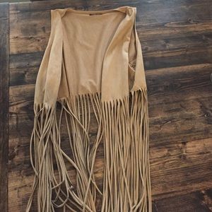 Suede vest