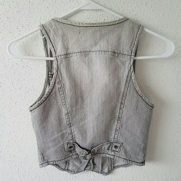 Mango Jeans Gray Vest - Picture 2 of 4