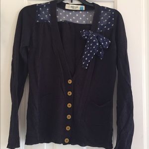 Anthropologie navy blue XS cardigan