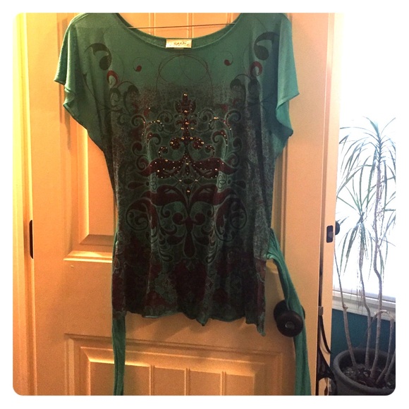 Rhine Stone Blouse