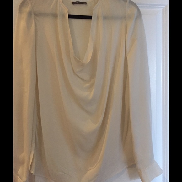 Vince keyhole blouse