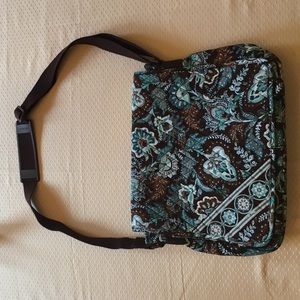 Vera Bradley Messenger in Java Blue