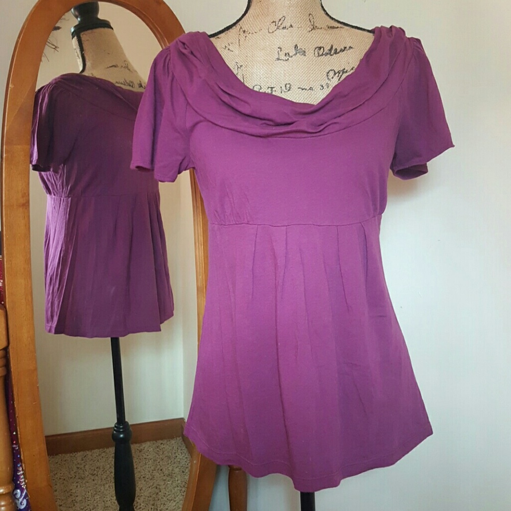 Pretty Cowl Neck Top