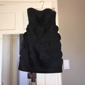 Black cocktail dress; lightly worn