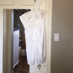 White cocktail dress